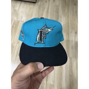Florida Marlins American Needle Blockhead Vintage SnapBack Hat